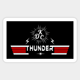 Oklahoma City Thunder Basketball Team Sticker